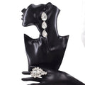 Crystal Water Drop Earring & Ring Set | Stage Jewelry