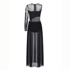 Lyrical Dance Dress | Rhinestone Color Block
