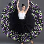 Floral Print Flamenco Skirt | 180–720° Swing | 7 Lengths