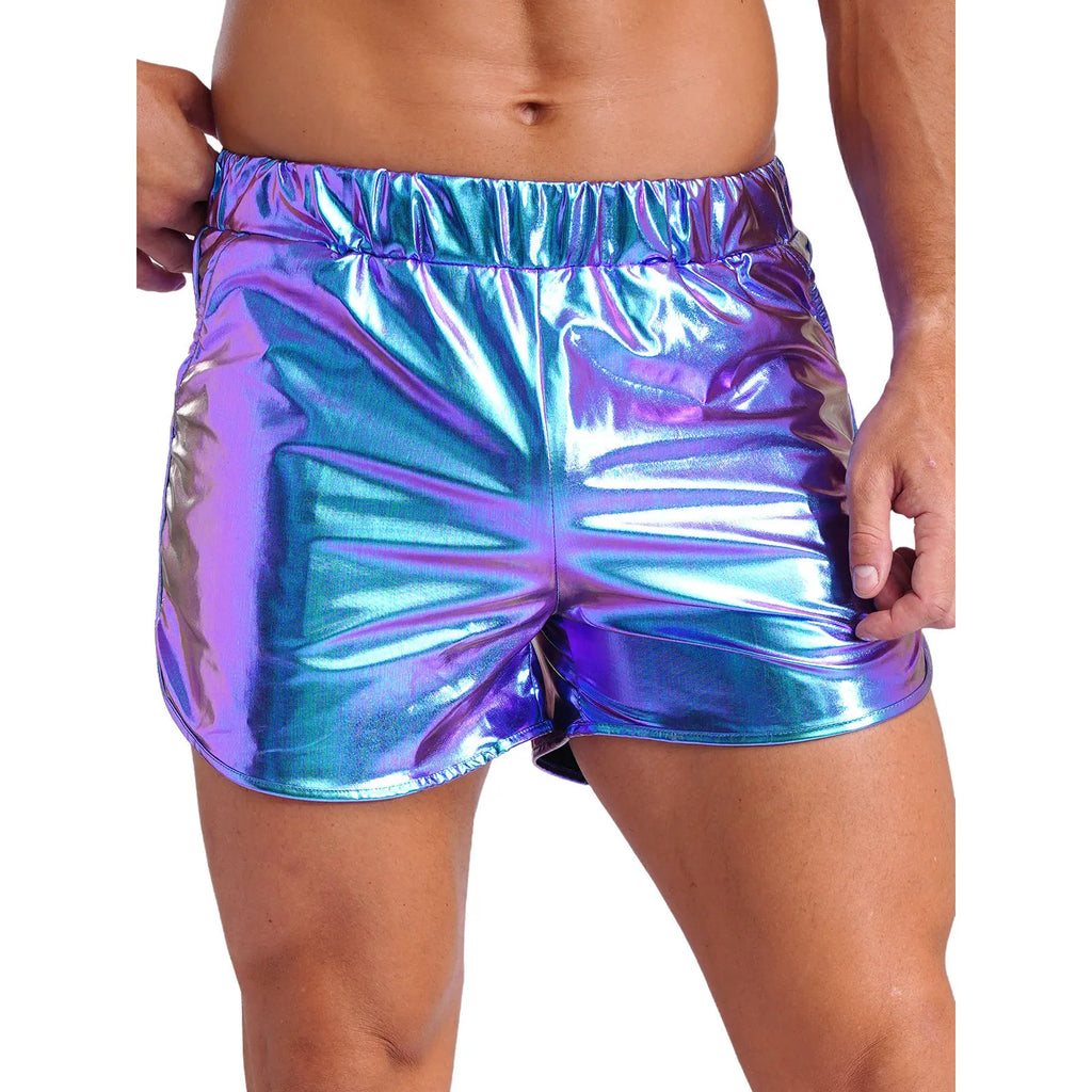 Men’s Metallic Shorts | Side Pockets