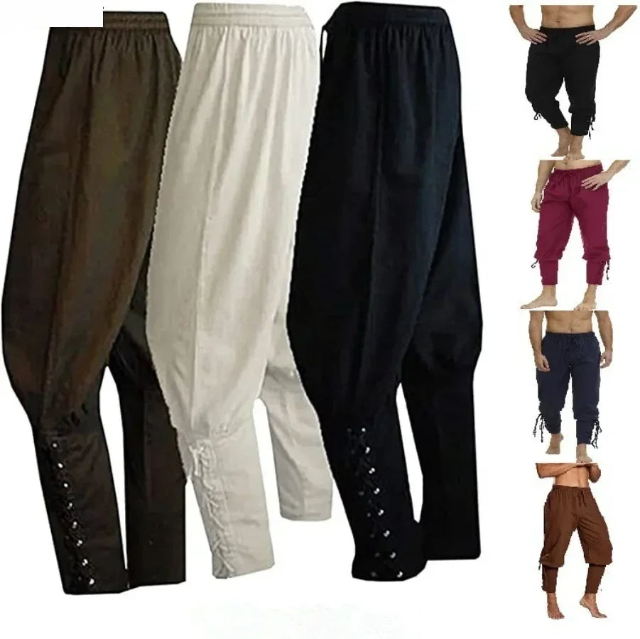 Men’s Pirate Trousers | Lace-Up Legs