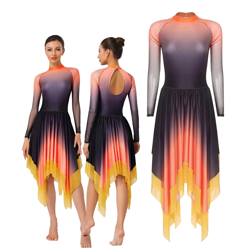 Lyrical Dance Dress | Flowing Mesh