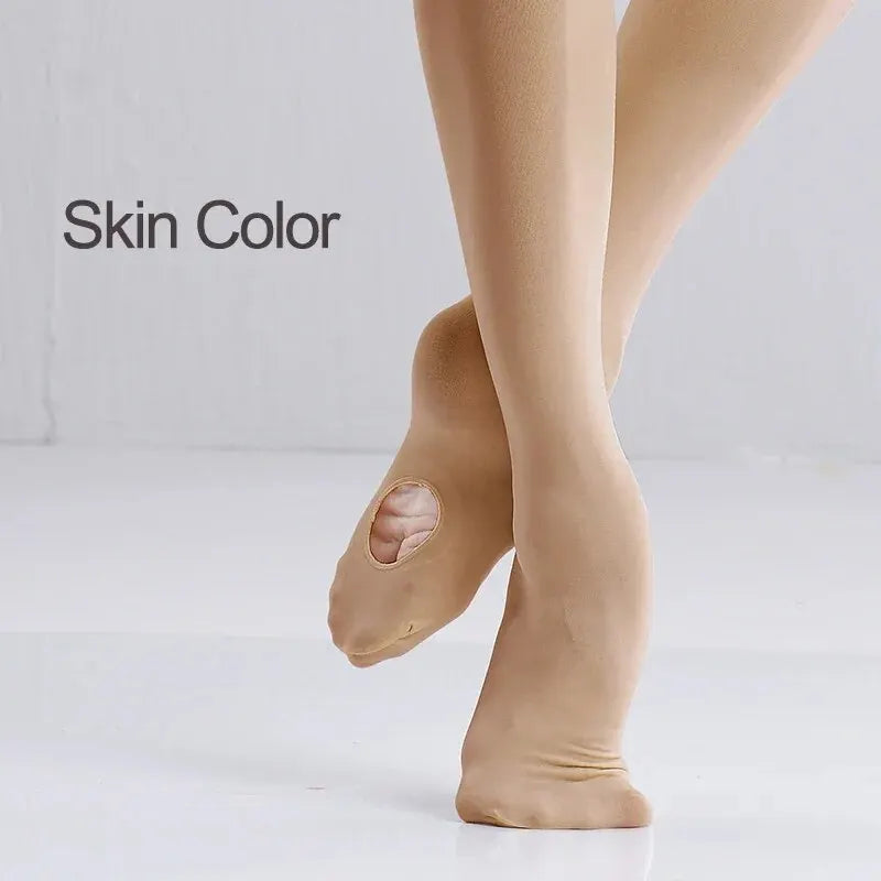 60D Microfiber Ballet Dance Tights | Convertible | S–XXL