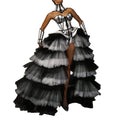 Tulle Overskirt | Dramatic Tiered Train