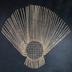 Rhinestone Headpiece | Long Silver Fringe