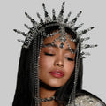 Rhinestone Copper Statement Headpiece