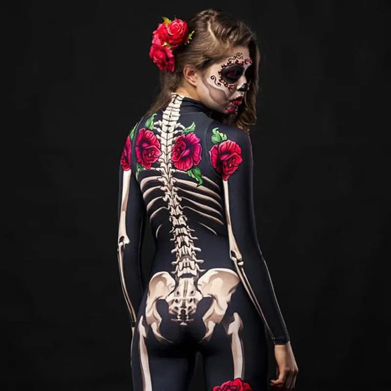 Rose Skeleton Catsuit | Adult & Kids