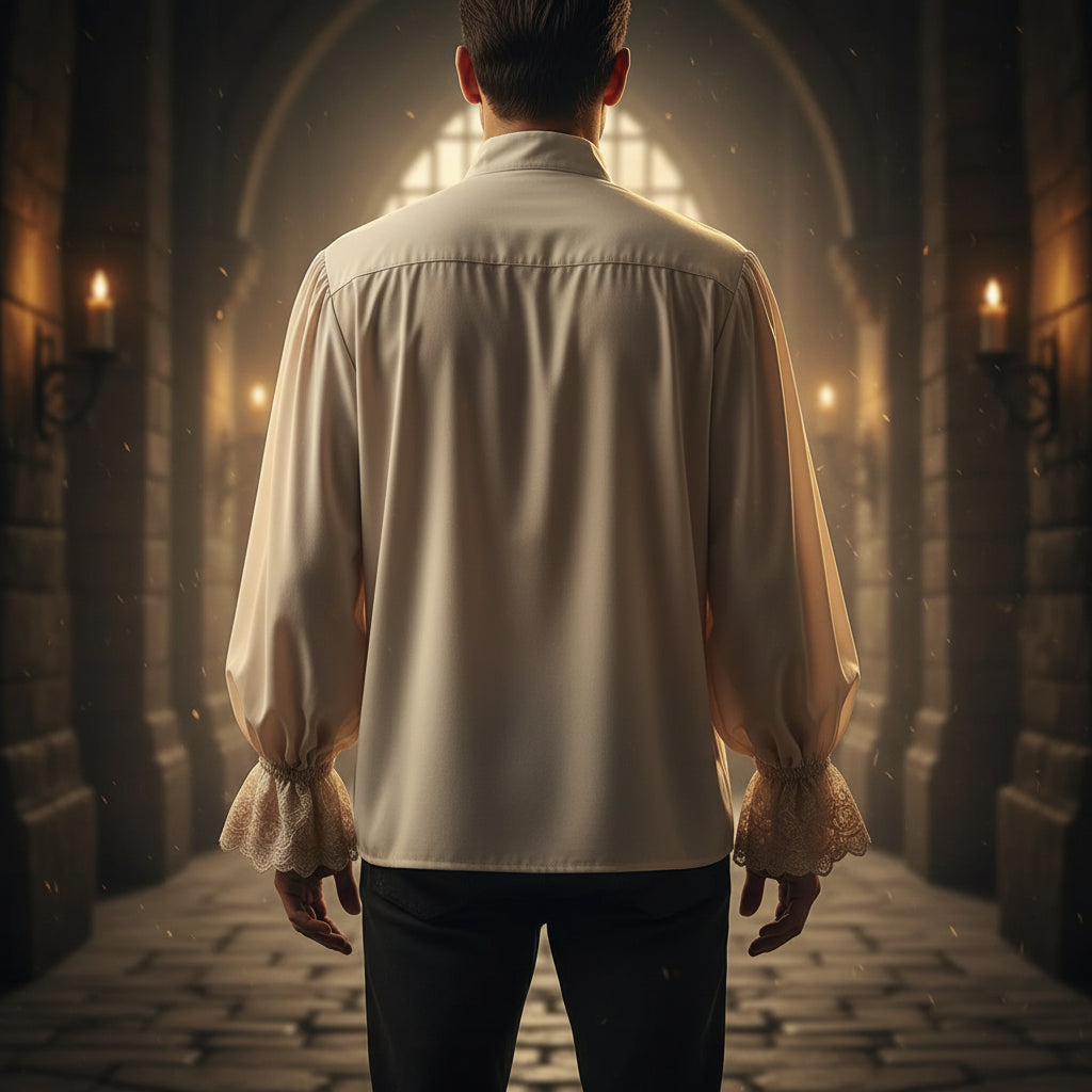 Victorian Ruffle Shirt | Flare Sleeve | Vampire Gothic