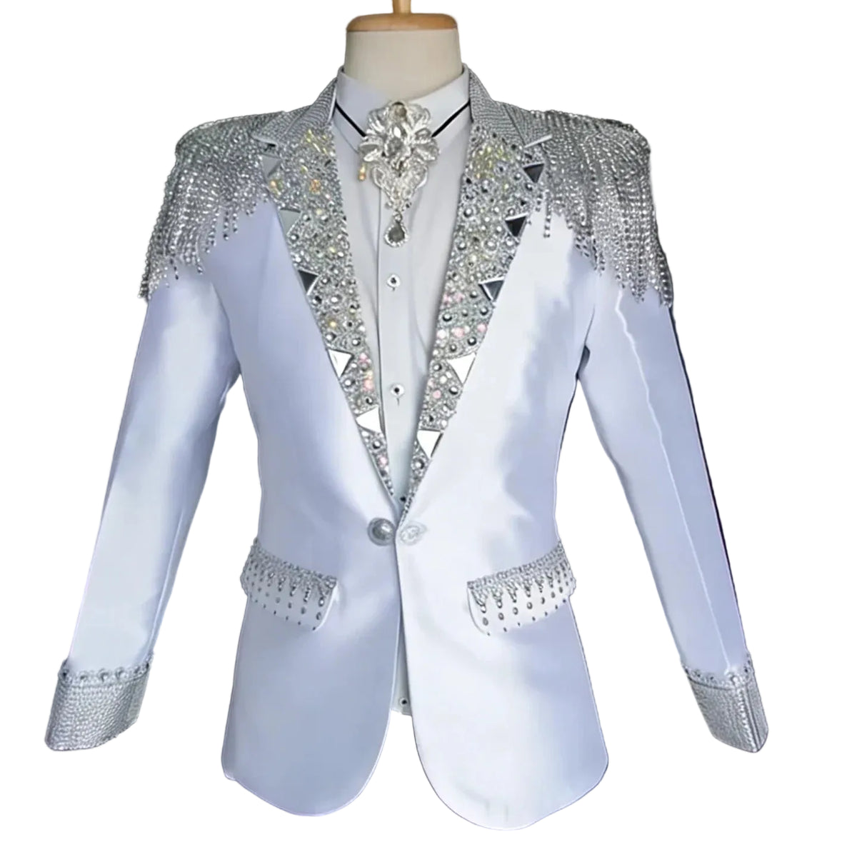 Men’s Stage Blazer | Crystal Trim