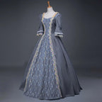 Lace Ball Gown | Victorian A-Line | Half Sleeve