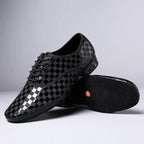 Men’s Dance Shoes | Black Checkerboard