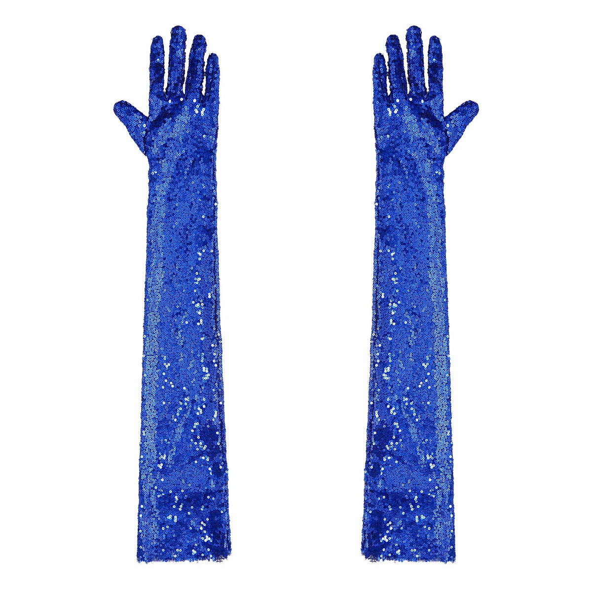 Starlight Sequin Elbow-Length Opera Gloves