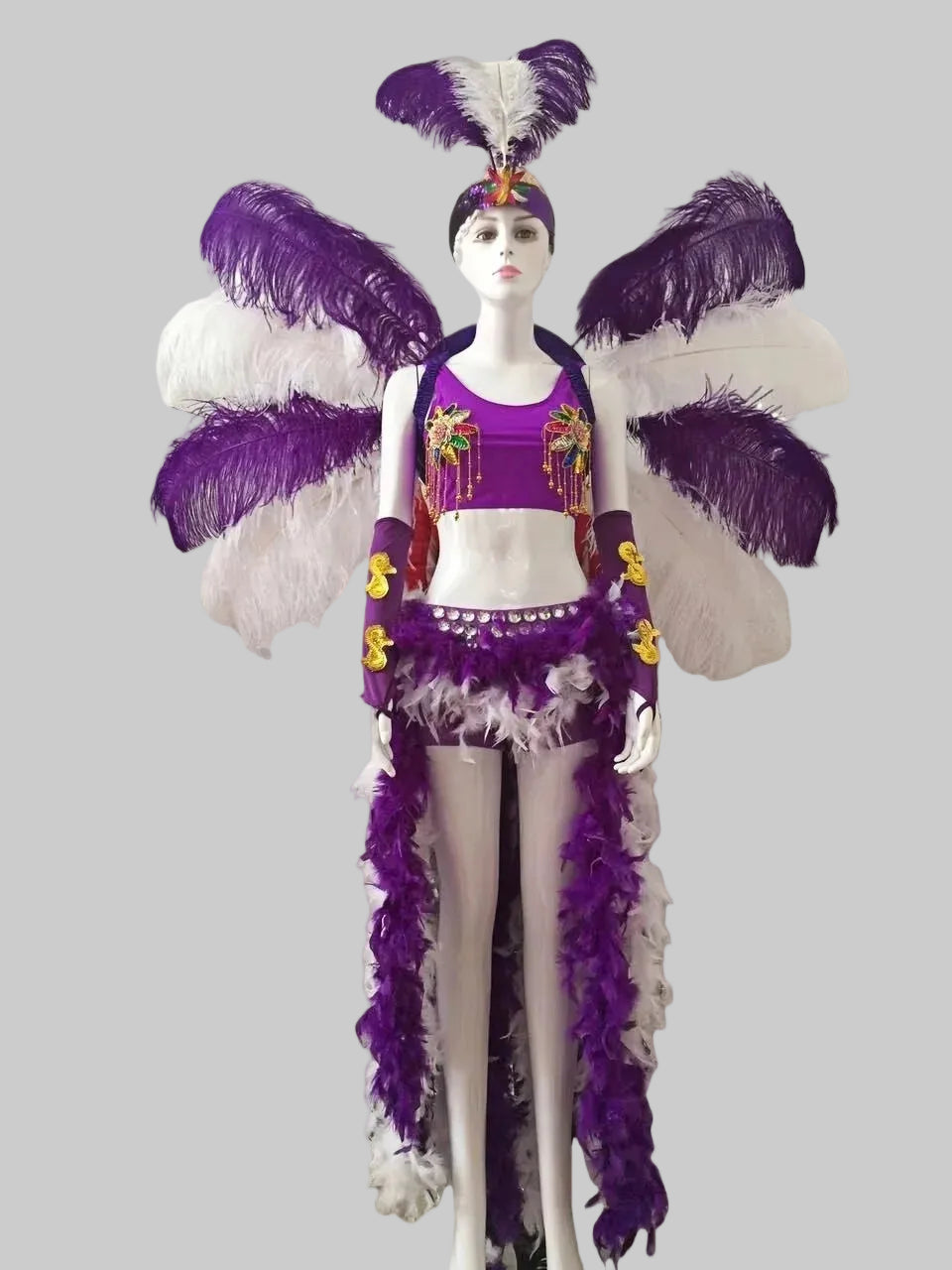 Handcrafted Feather Wings - Stage Performance Costume