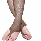 Open-Toe Dance Tights — Latin & Ballroom Performance Stockings
