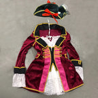 Sexy Pirate Captain Costume | Medieval Velvet Dress | S–XL