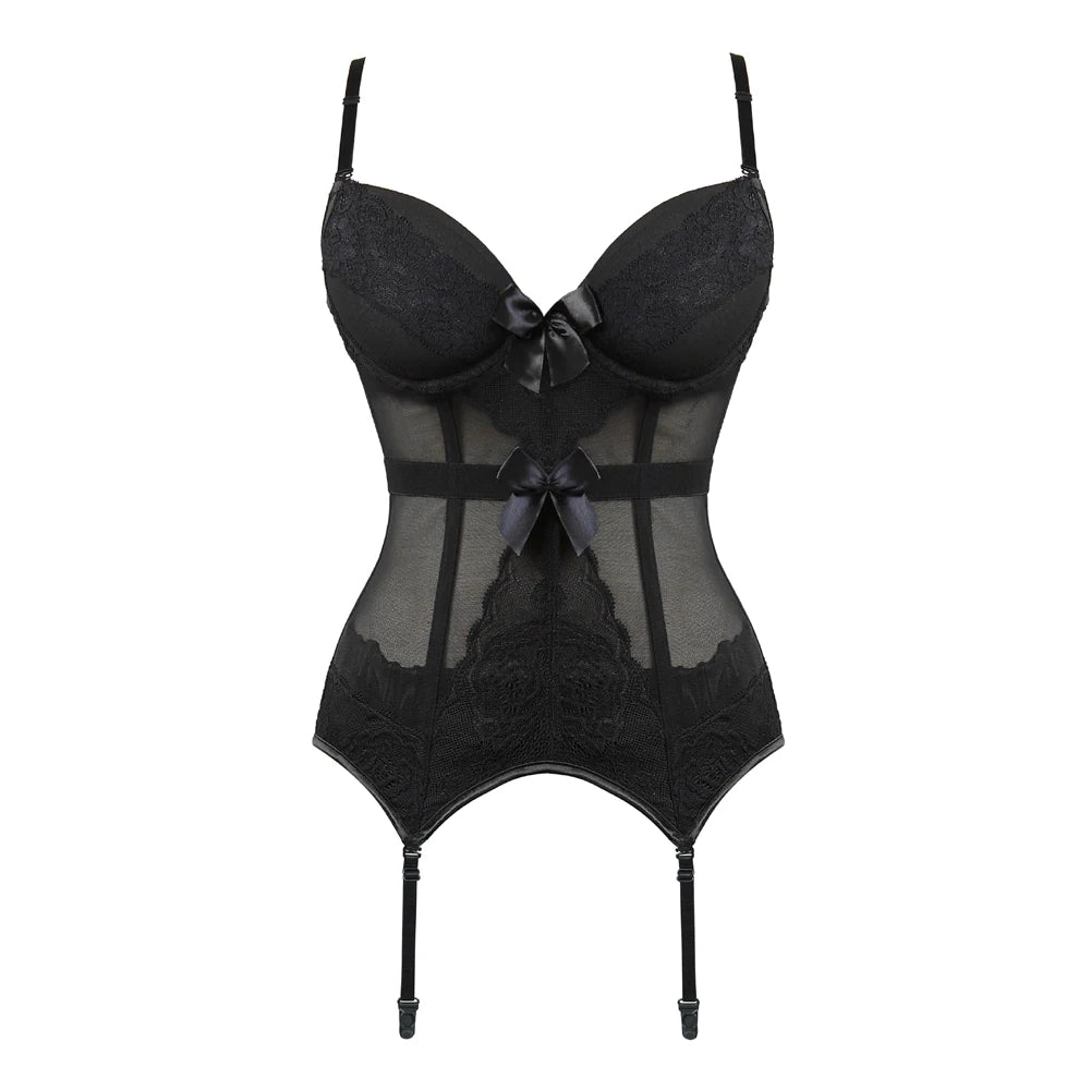 Overbust Corset & Tutu Skirt Set | Straps Cup | Burlesque
