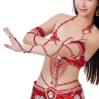 Belly Dance Arm Sleeve | Sequin Cross-Strap Armband