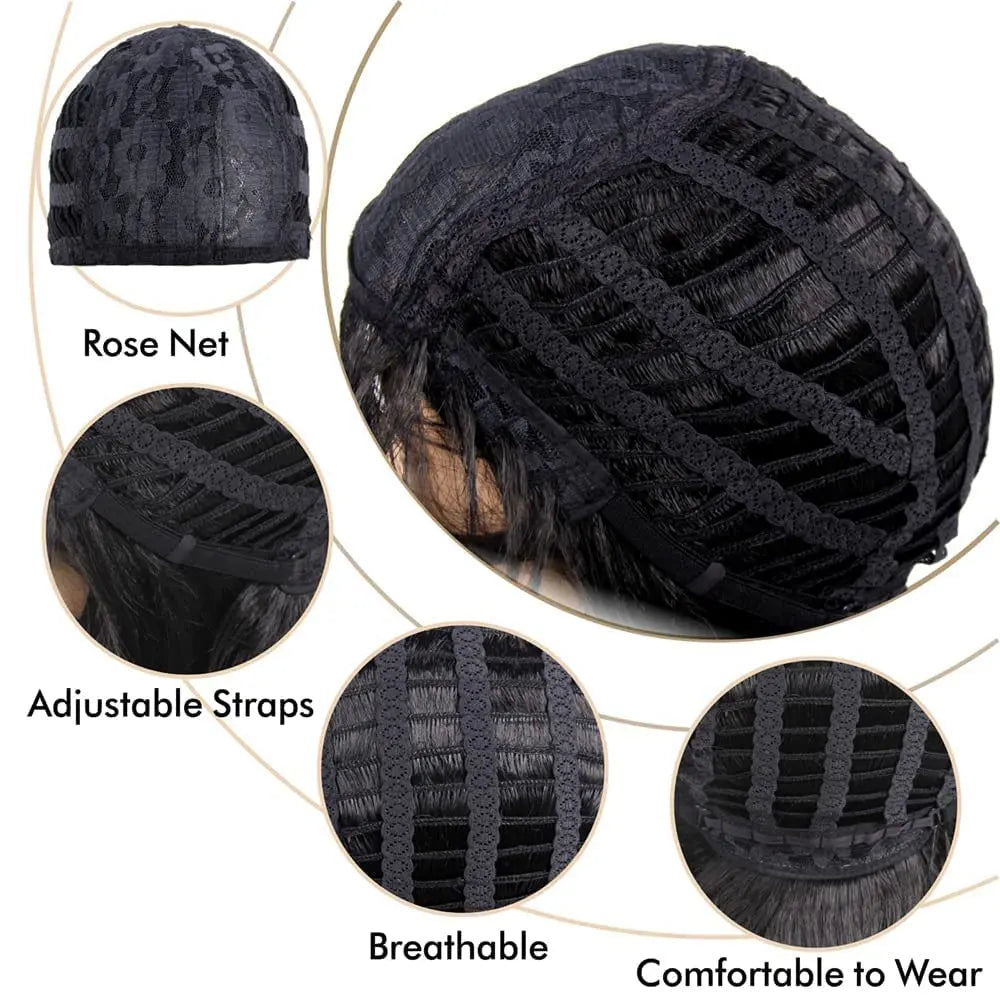 1920s Finger Wave Wig | Short Wavy | 5 Colors