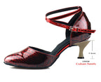 Latin Dance Heels | Rhinestone | Multi-Color