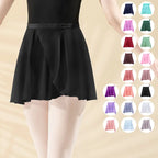 Chiffon Tie-Up Ballet Wrap Skirt | 18 Colors | S–XL