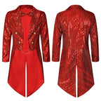 Men's Sequin Tailcoat | Longline Silhouette