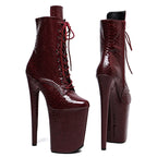 9-Inch Snakeskin Ankle Boots
