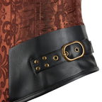 Steampunk Underbust Corset | Jacquard Lace-Up | 6 Colors | S-2XL