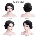 1920s Finger Wave Wig | Short Wavy | 5 Colors