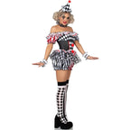 Sexy Clown Jester Costume | 7-Piece Circus Set | S–XL