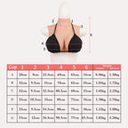 Wearable Silicone Breast Forms | Halter Strap | C–G Cup