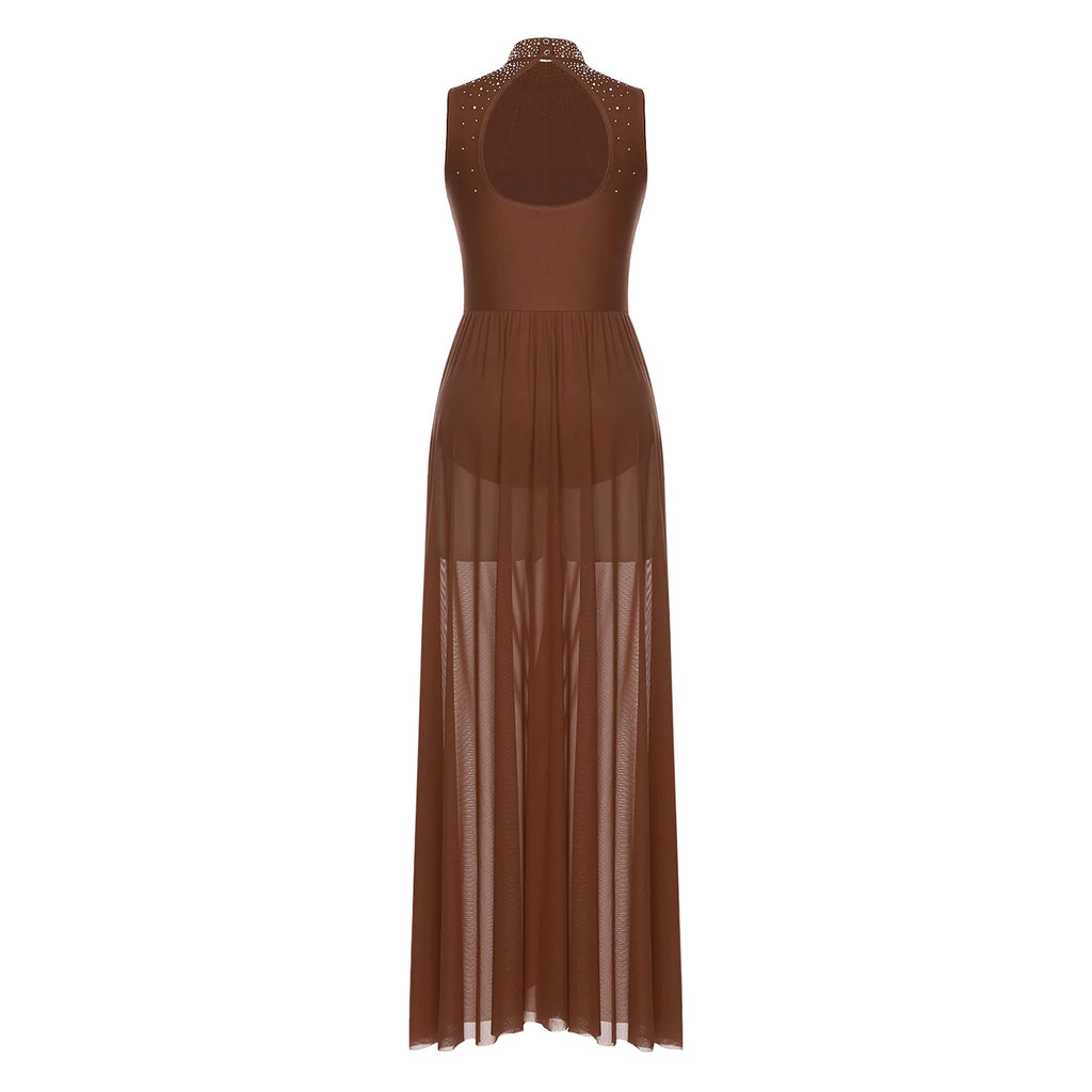 Lyrical Dance Dress | Rhinestone Cutout Back