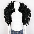 Oversized Feather Shoulder Wrap | Carnival & Stage | 29 Colours