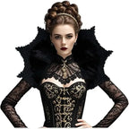 Vampire Collar Cape | Bat-Wing | Red, Black & Red Black