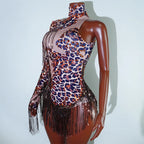 Luxe Rhythm Fringe & Rhinestone Performance Set — Multi‑Color Variants (One Size Fits S–XL)