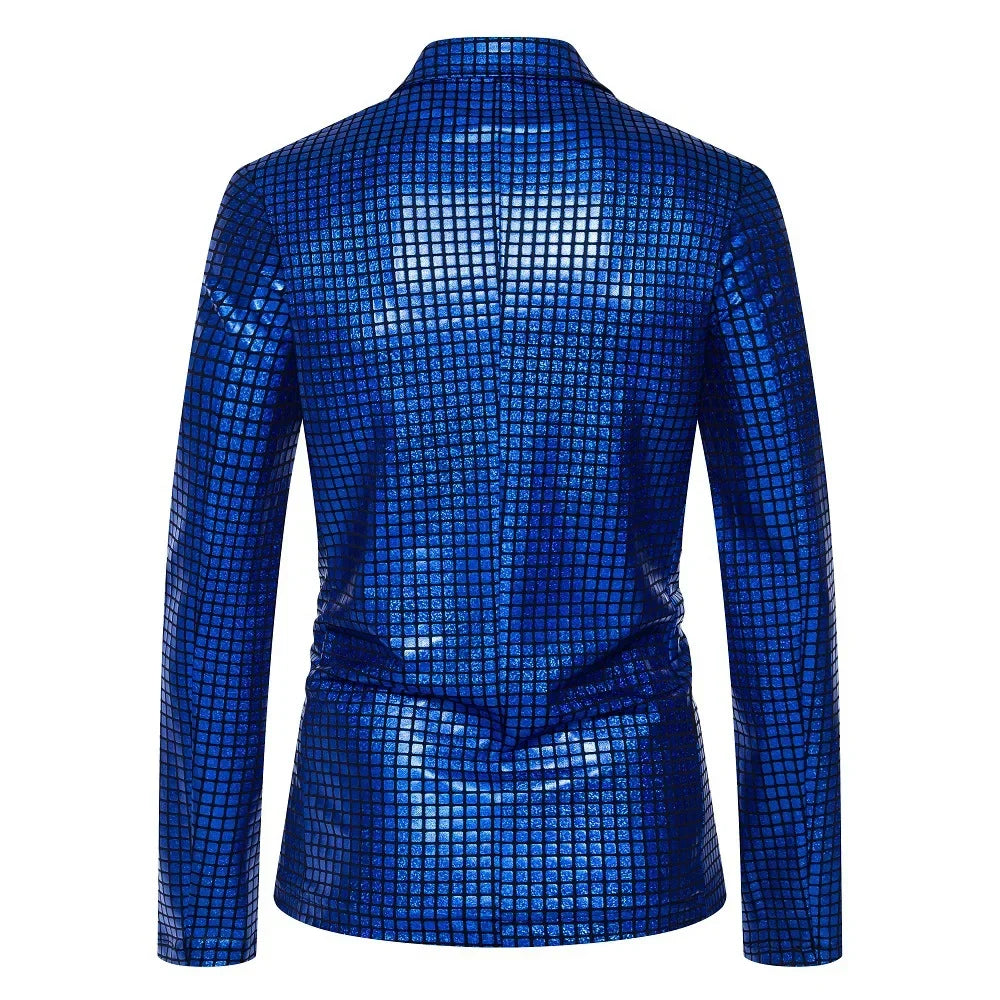 Men's Disco Suit | Metallic Shine