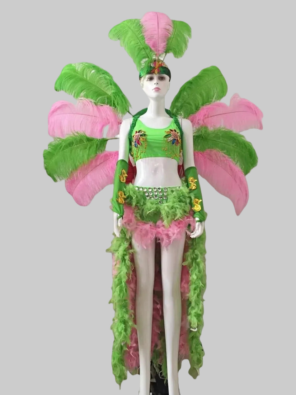 Handcrafted Feather Wings - Stage Performance Costume