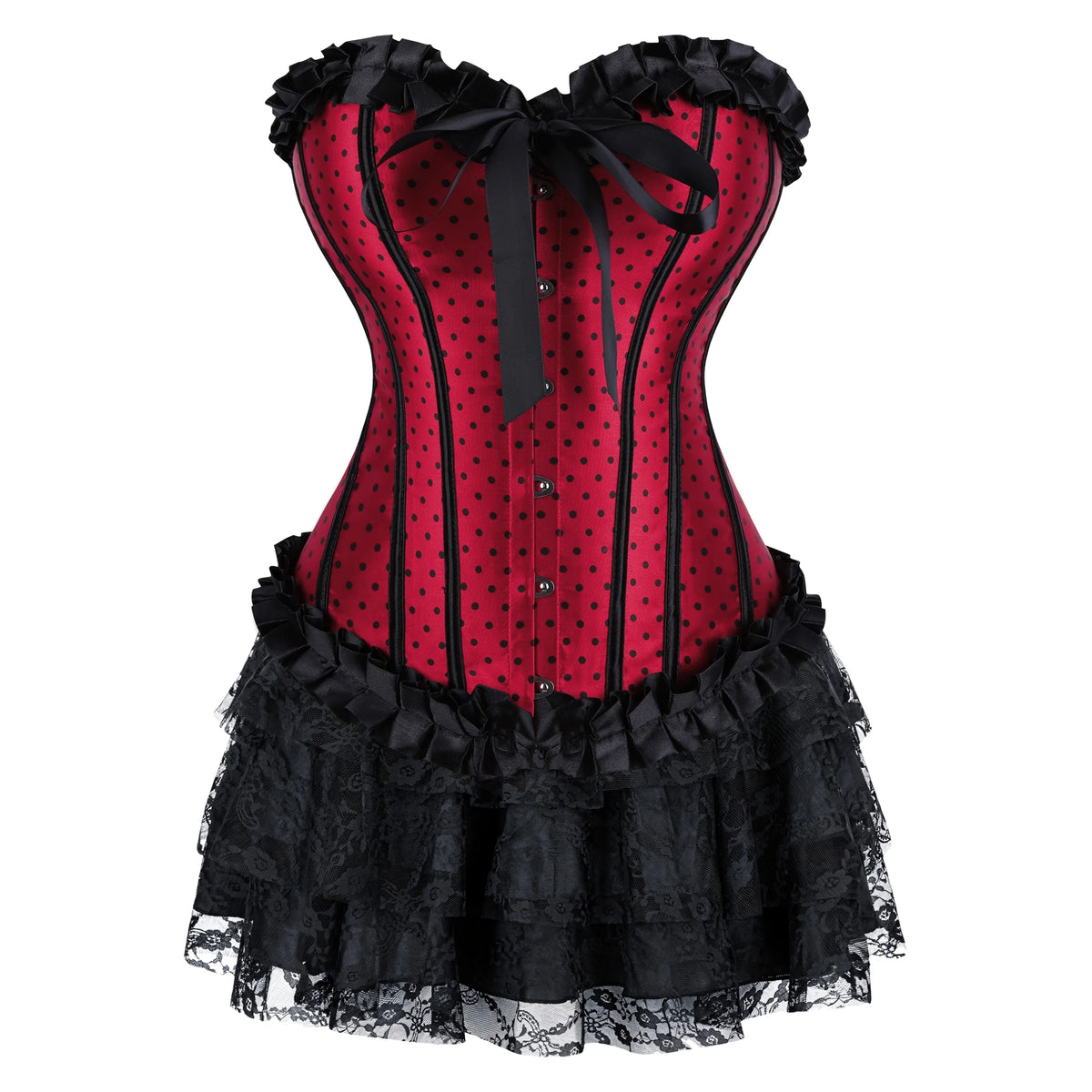 Gothic Overbust Corset | Skirt Options