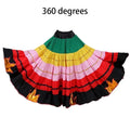 Folk Dance Skirt | Multicolor Sweep