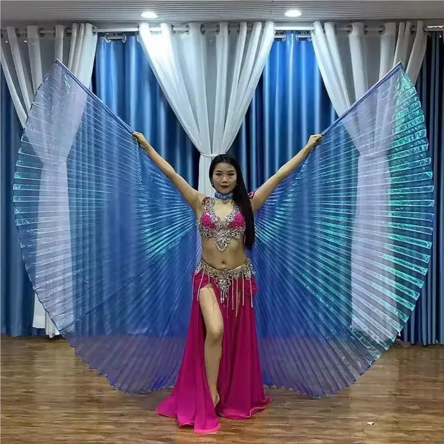 Belly Dance Isis Wings | Iridescent | Split & Solid