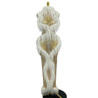 Pearl Tassel Mesh Gown | See-Through | Ankle-Length