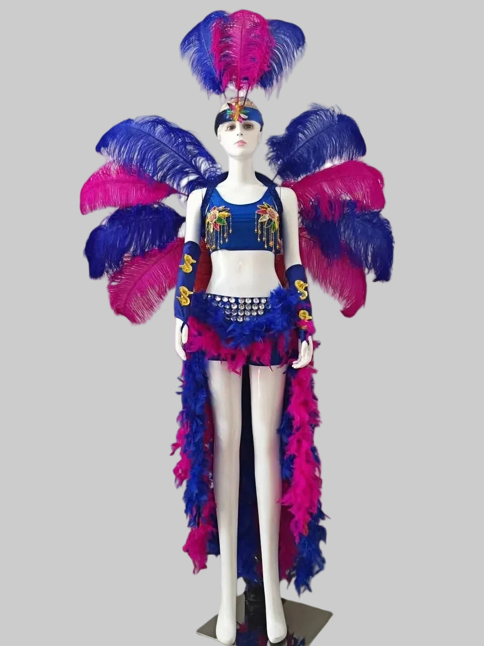 Handcrafted Feather Wings - Stage Performance Costume