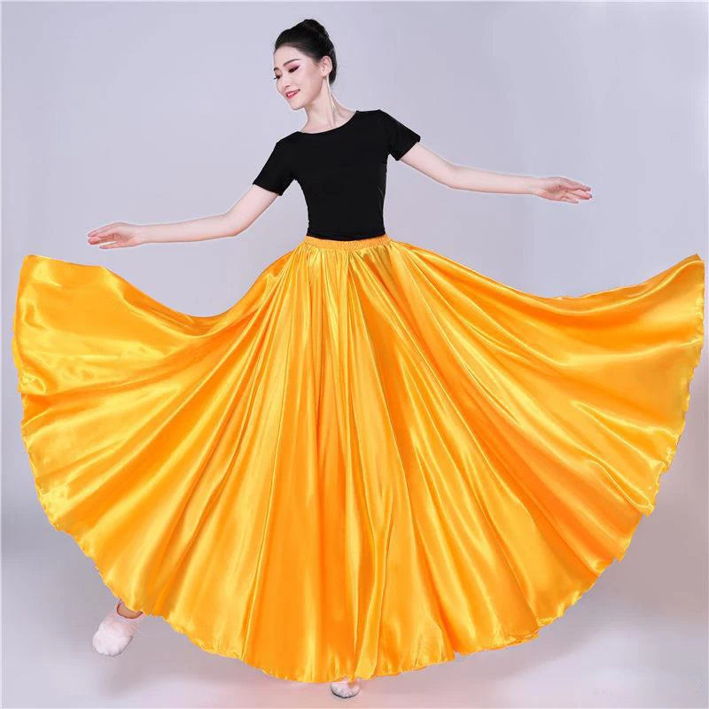 Satin Dance Skirt | Full Swing