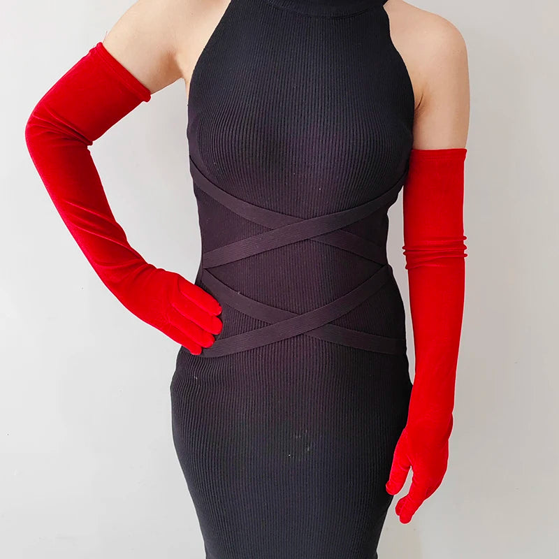 Velvet Opera Gloves | Three Lengths
