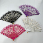 LED Lace Hand Fan | Light-Up Dance & Performance Fan