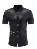 Men's Metallic Shirt | Short-Sleeve Shine