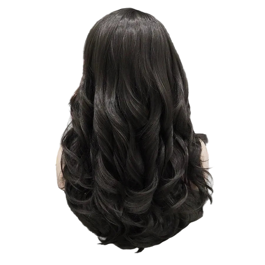 20" Natural Black Body Wave Lace Front Wig – Stage Ready