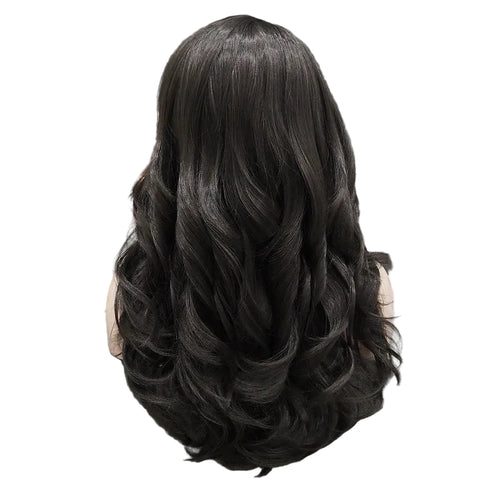 20" Natural Black Body Wave Lace Front Wig – Stage Ready