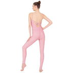 Rhinestone Unitard | Asymmetrical Performance Jumpsuit