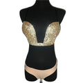 Rhinestone Bikini Set - Crystal Embellished Performance Swimwear
