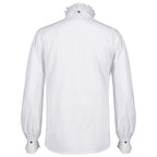 Men's Gothic Shirt | White Ruffles
